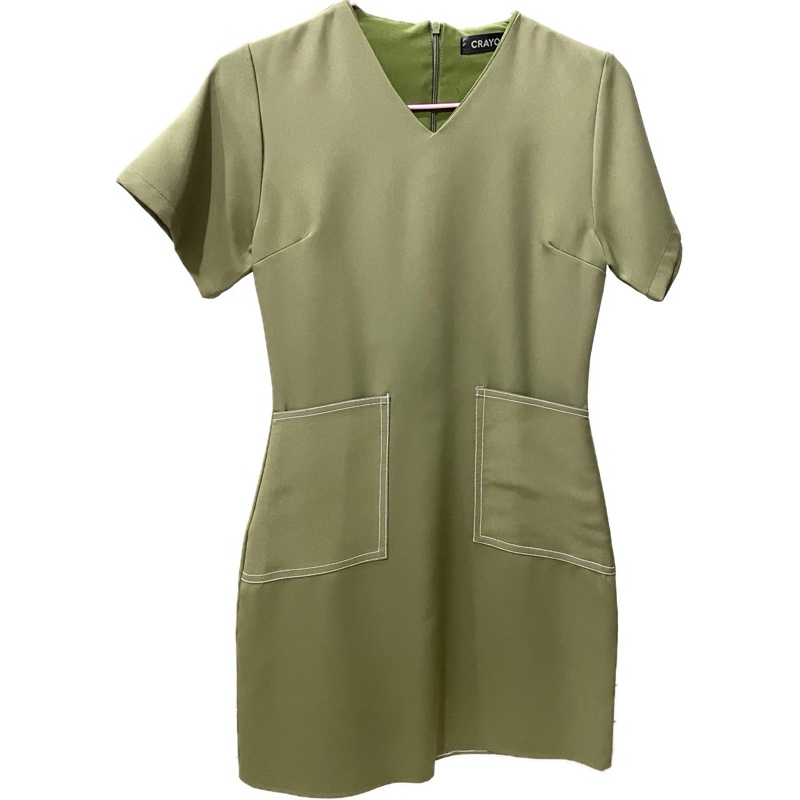 ส่งต่อ เดรส Crayon brand เดรสมือสอง อก32