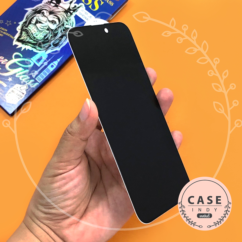 ฟิล์มกระจกเต็มจอ VIVO กันคนแอบมอง ฟิล์มกันเผือก ฟิล์มติดง่าย ติดเองได้