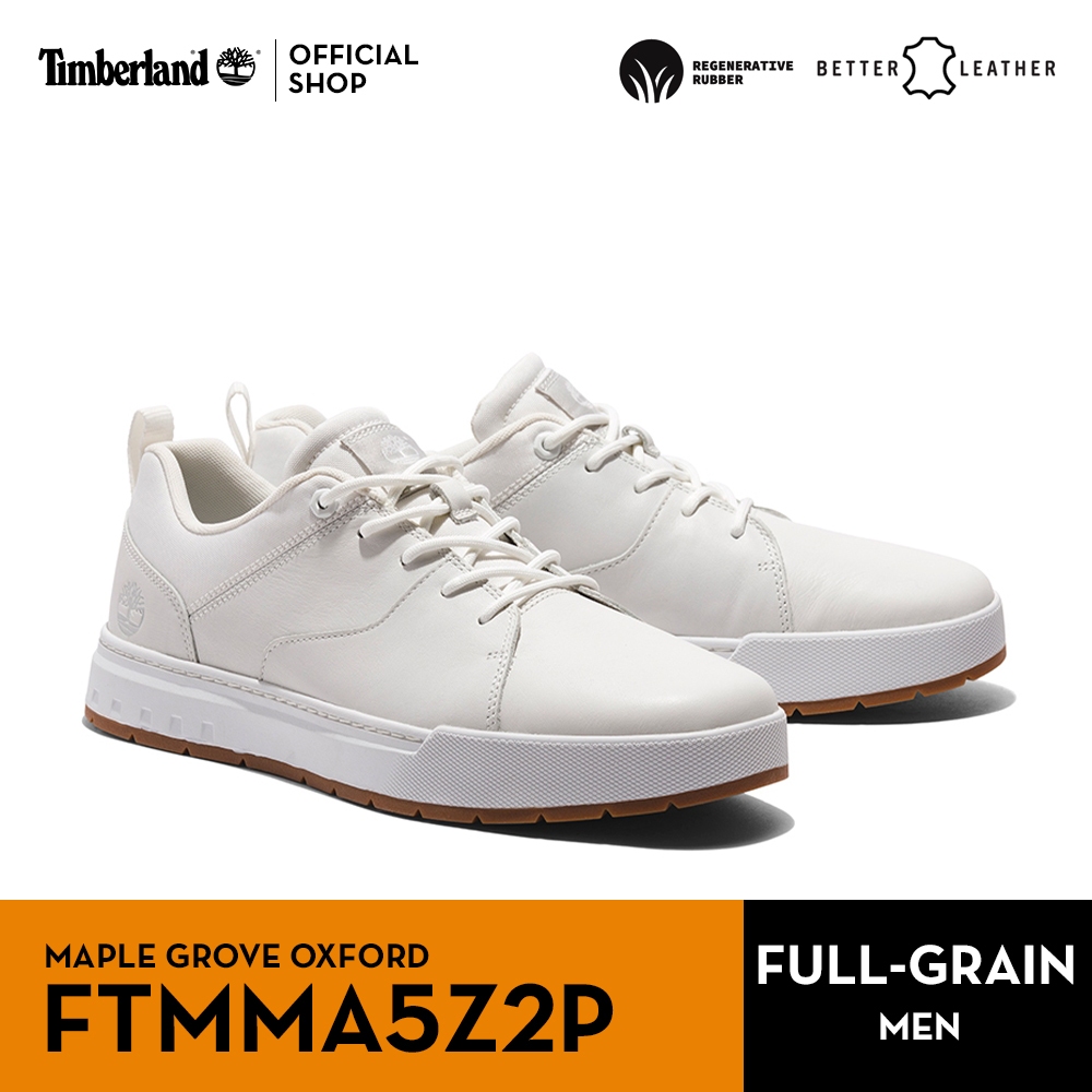 Timberland Men's Maple Grove Oxford Leather Sneaker รองเท้าผู้ชาย (FTMMA5Z2P)