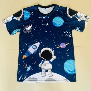 เสื้อยืดลายนักบินอวกาศบนดวงจันทร์