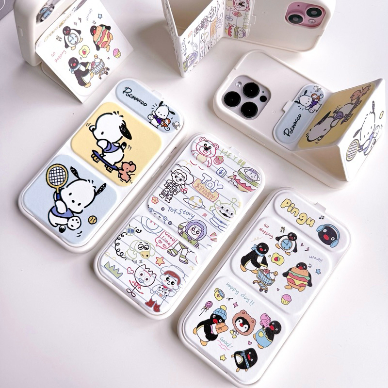 พร้อมส่ง✨ T9S42 เคสขาตั้งพับได้ Pingu, Toy ลายน่ารัก🤏🏻💖🐧 สำหรับ iphone case เคสไอโฟน I11-14Promax,15,15Pro,15Promax