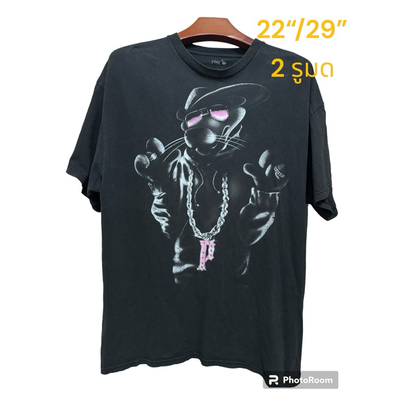 Vintage Y2K Pink Panther Pimp Player Bling Gangster Shirt