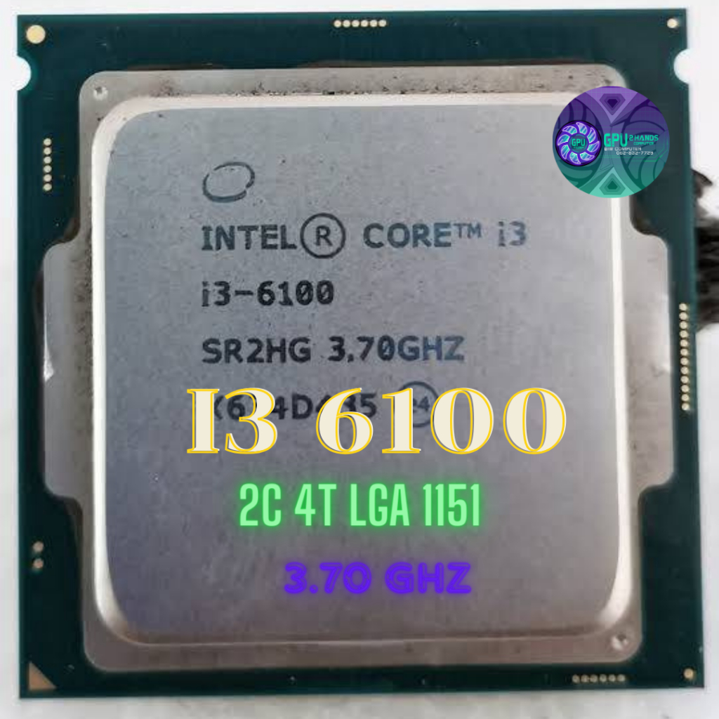 CPU i3 i5 i7 gen6-gen7