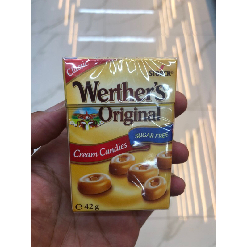 Werther’s original mini sugar free ขนาด 42 g