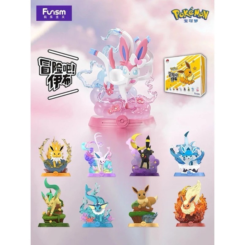 (เก็บโค้ดในVideo/Live) Pokemon Eevee V.2 Series ลุ้นซีเครต กล่องสุ่ม ของแท้ Funism