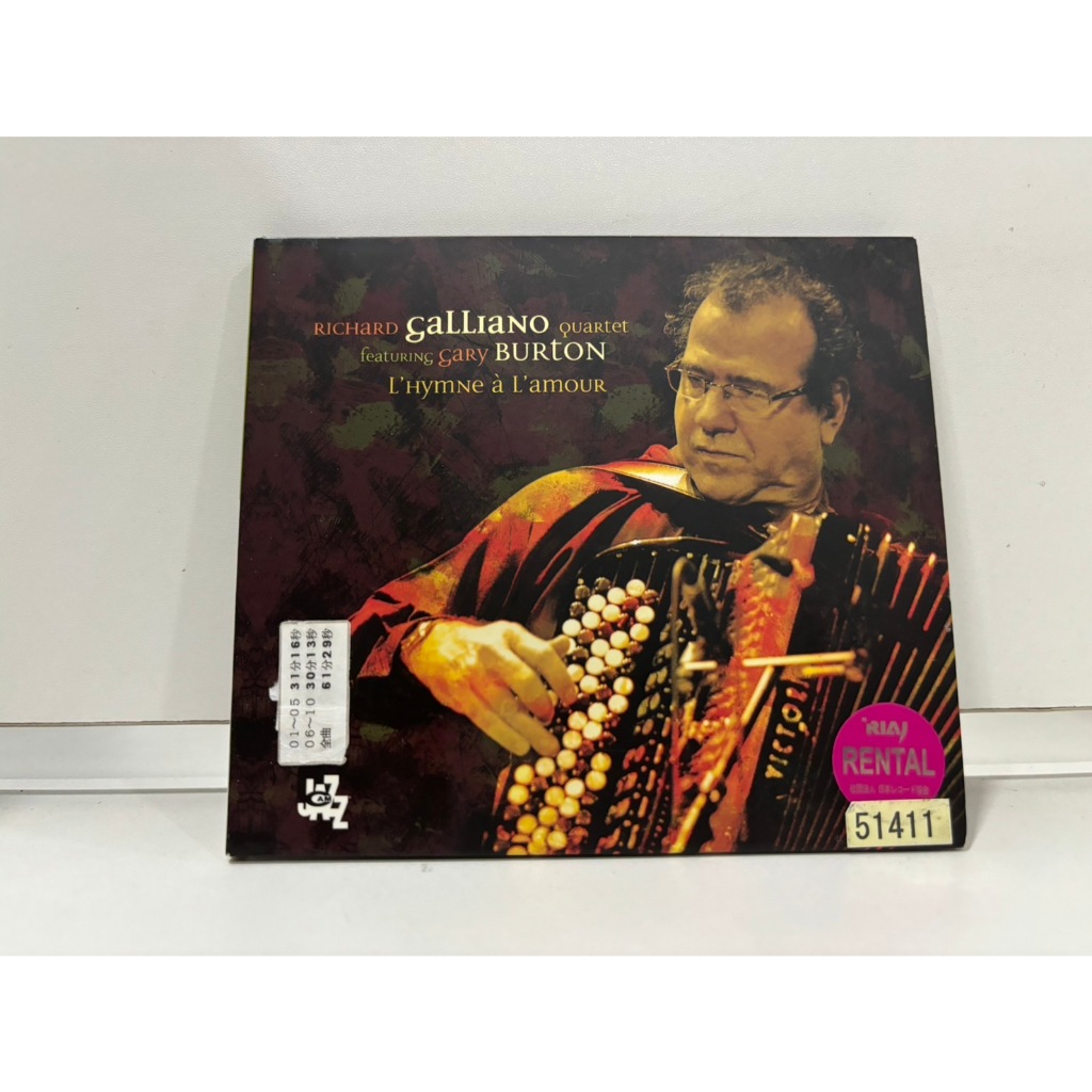 1 CD MUSIC  ซีดีเพลงสากล      CallIANO L'Hymne à L'amour  (B16F63)