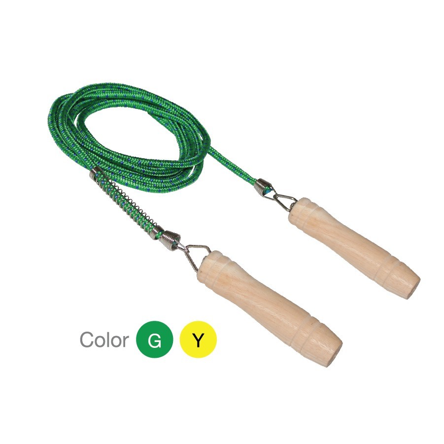 SPORTLAND เชือกกระโดด สำหรับออกกำลังกาย SPL JumpRope+Spring CMC7mm.L305cm.WL #1001 (185)