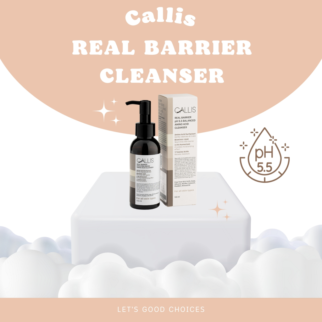 CALLIS REAL BARRIER PH 5.5 BALANCED AMINO ACID CLEANSER