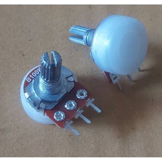 วอลลุ่ม1ชั้น(แกนยาว 17mm.)(หมุนลื่น)B10K/B20k/B50K/B100K/B25…