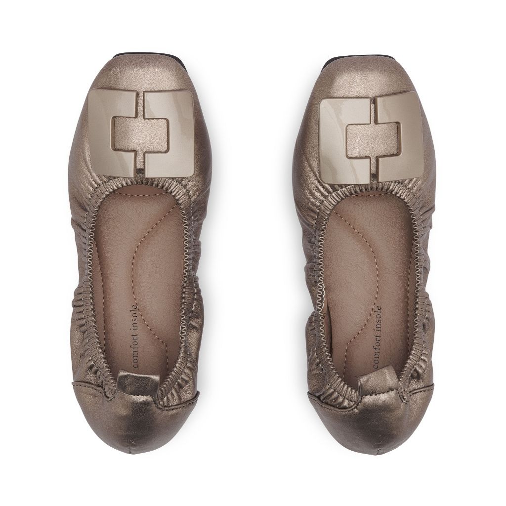 รองเท้าแฟลตประดับอะไหล่หรู - Kate Ballerinas Flats