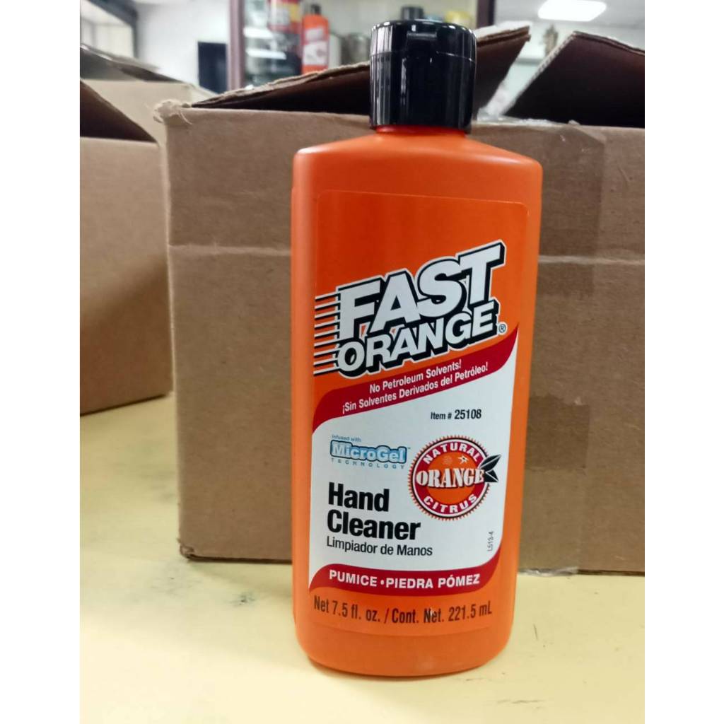 Permatex #25-108 Fast Orange Pumice Lotion Hand Cleaner ฟาสท์ ออเรนจ์ ครีมล้างมือชนิดผสมทรายละเอียด 221.5ml