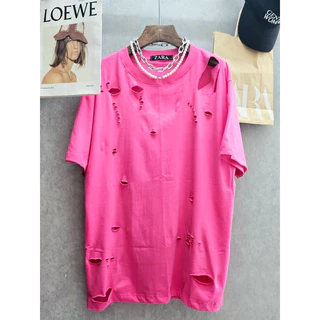 พร้อมส่ง🧸เสื้อยืดโอเวอร์ไซส์ Oversize No.23 เสื้อแต่งขาด