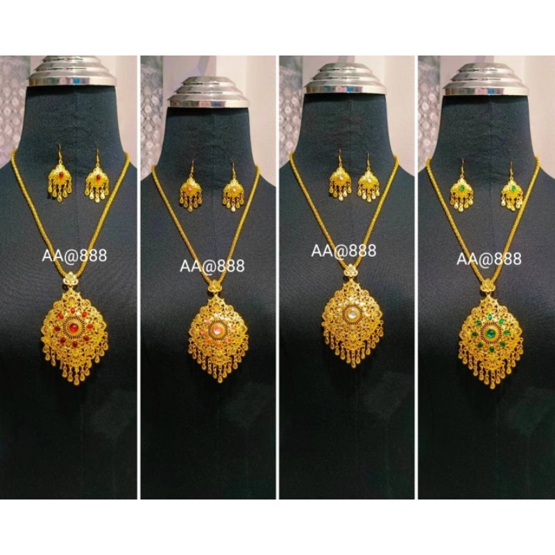 สร้อยคอล้านนาชาติพันธุ์สวยๆ/ใส่คู่กับชุดไทย ยาว15นิ้ว รวมจี้ (สินค้ามีพร้อมส่ง)