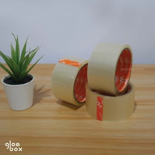 เทปใส OPP สำหรับปิดกล่อง (1 ม้วน) กว้าง 2 นิ้ว ยาว 45 หลา ความหนา 43 ไมครอน glomboxthai