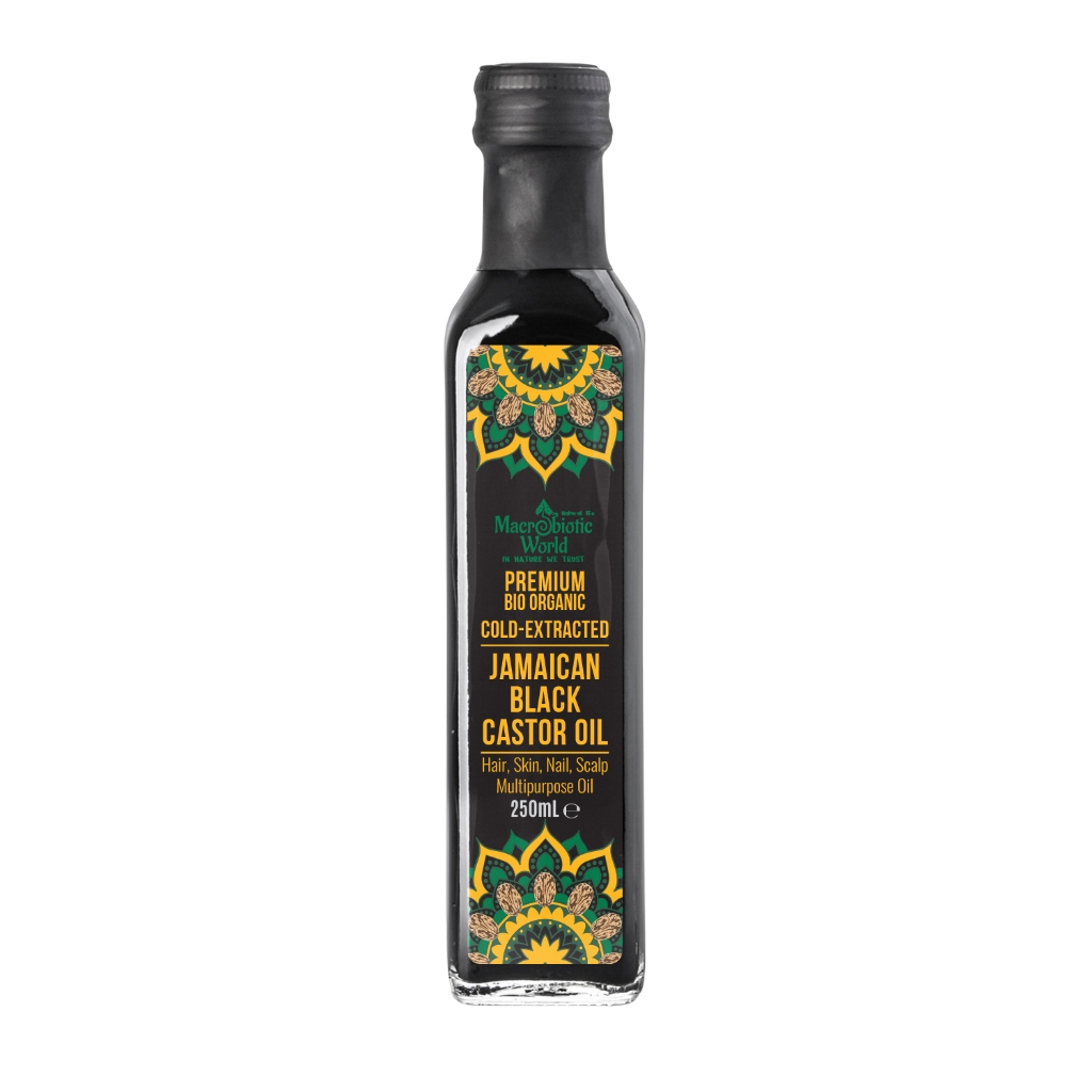 Organic/Bio Extra Virgin Cold Pressed Black Jamaican Castor Oil