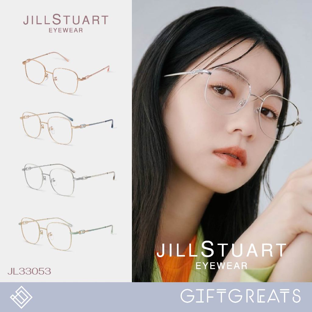 JILL STUART - JL33053 กรอบพร้อมเลนส์กรองแสงสีฟ้า แว่น ไทเทเนียม