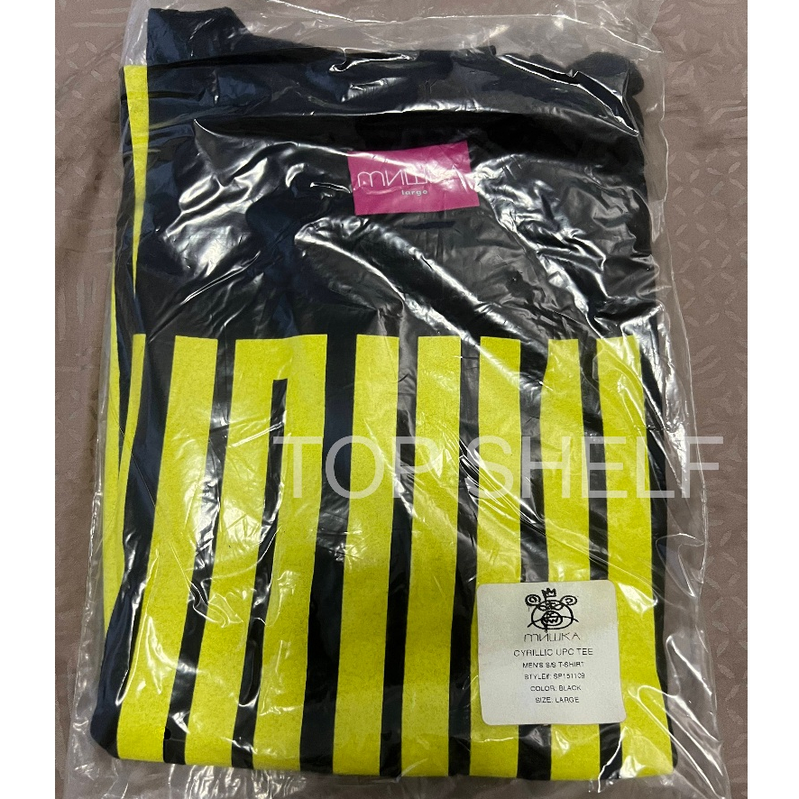 เสื้อยืด Mishka NYC Cyrillic UPC T-Shirt Size L MNWKA ของแท้