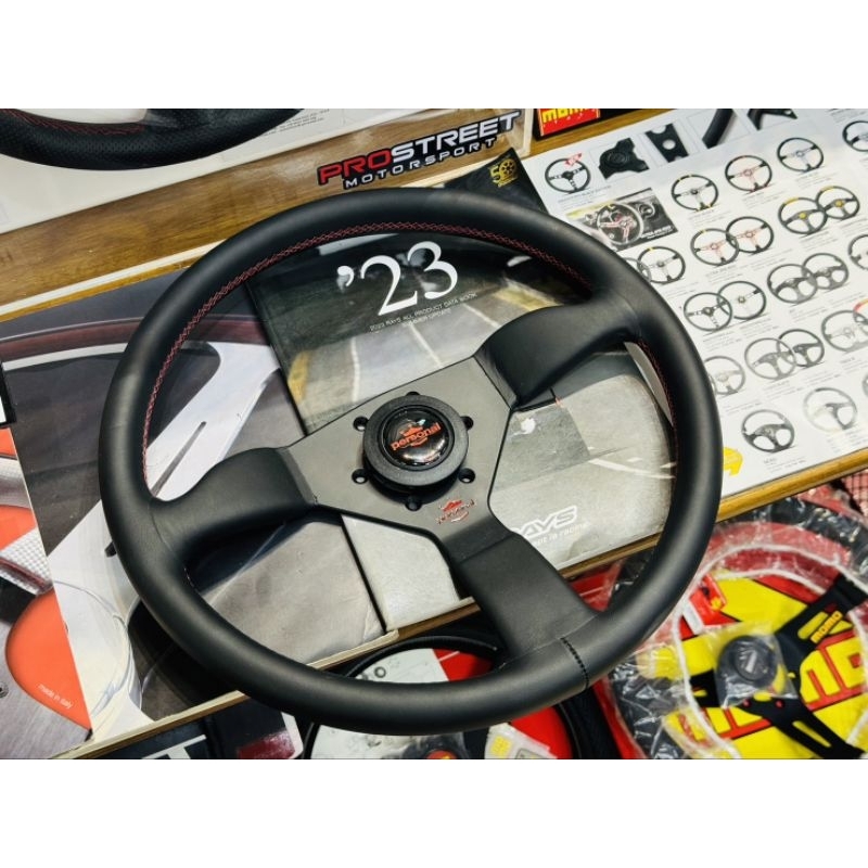 พวงมาลัย personal grinta red limited red ขนาด 360mm แท้  มือสอง italy Steering Wheel พวงแต่ง พวงซิ่ง