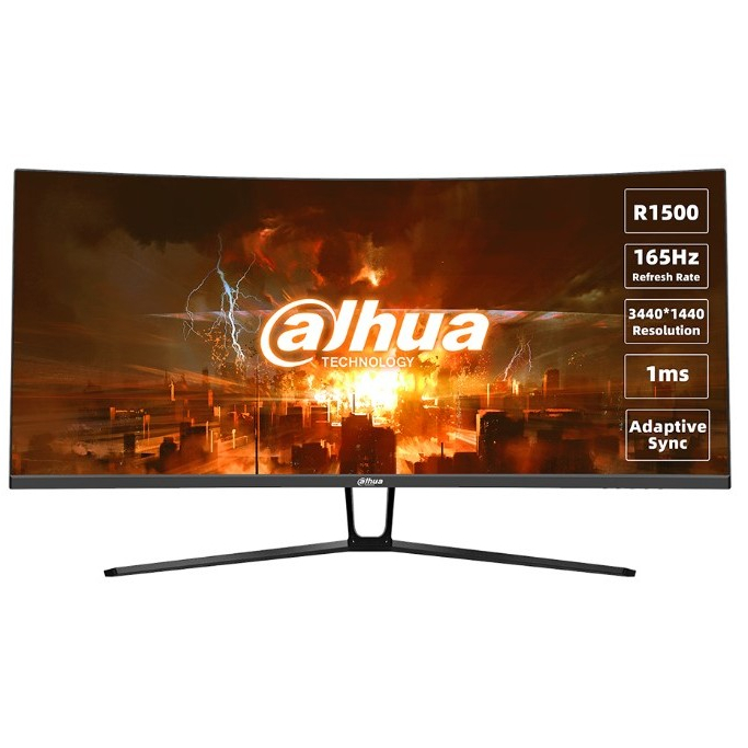 Monitor 34'' DAHUA LM34-E330C (VA, HDMI, DP) CURVE 165Hz