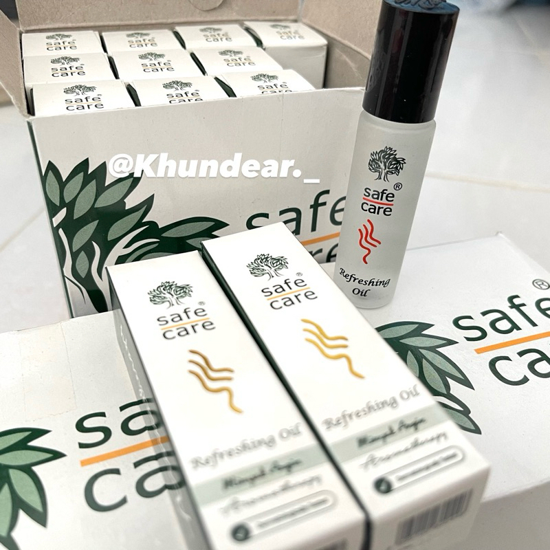 Safe Care Refreshing Oil 10 ml. น้ำมันอโรม่าสมุนไพรธรรมชาติ 100%