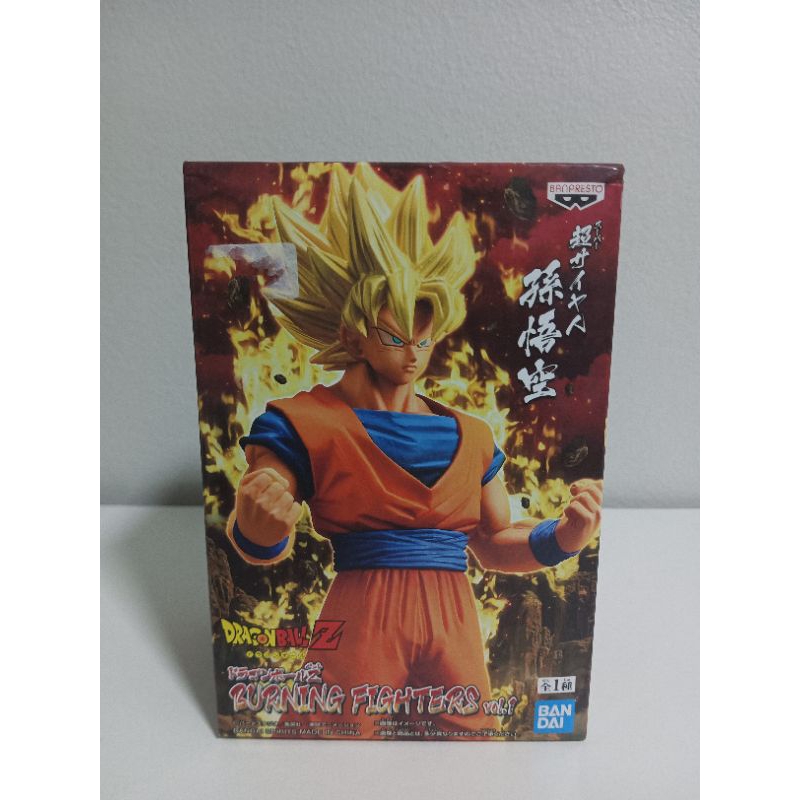 (แท้🇯🇵)Super Saiyan Son Goku-Dragon Ball Z Burning The Fighters Vol.1 Banpresto Figure ฟิกเกอร์ โกคู ดราก้อนบอล