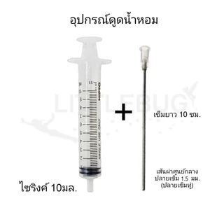 ชุดอุปกรณ์ดูดน้ำหอม SYRINGE ยี่ห้อ NIPRO 5ML/10ML/20ML perfume suction kit