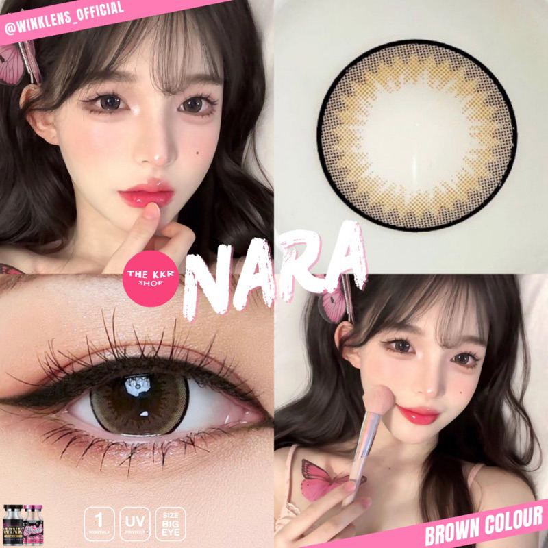 คอนแทคเลนส์ Winklens NARA เลนส์ขอบบางชัด ใส่ได้ทุกโอกาส เลนส์สัมผัสนุ่ม