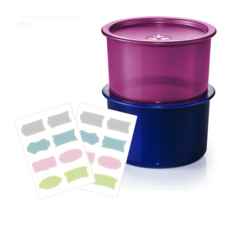 Tupperware รุ่น วันทัช One Touch Topper Small (2) 950ml with Sticker