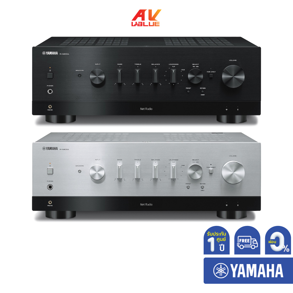 Yamaha R-N800A - Network Receiver [Free Starlight Cat & Intranet 1 m + หัว RJ45-40G 2 ea]