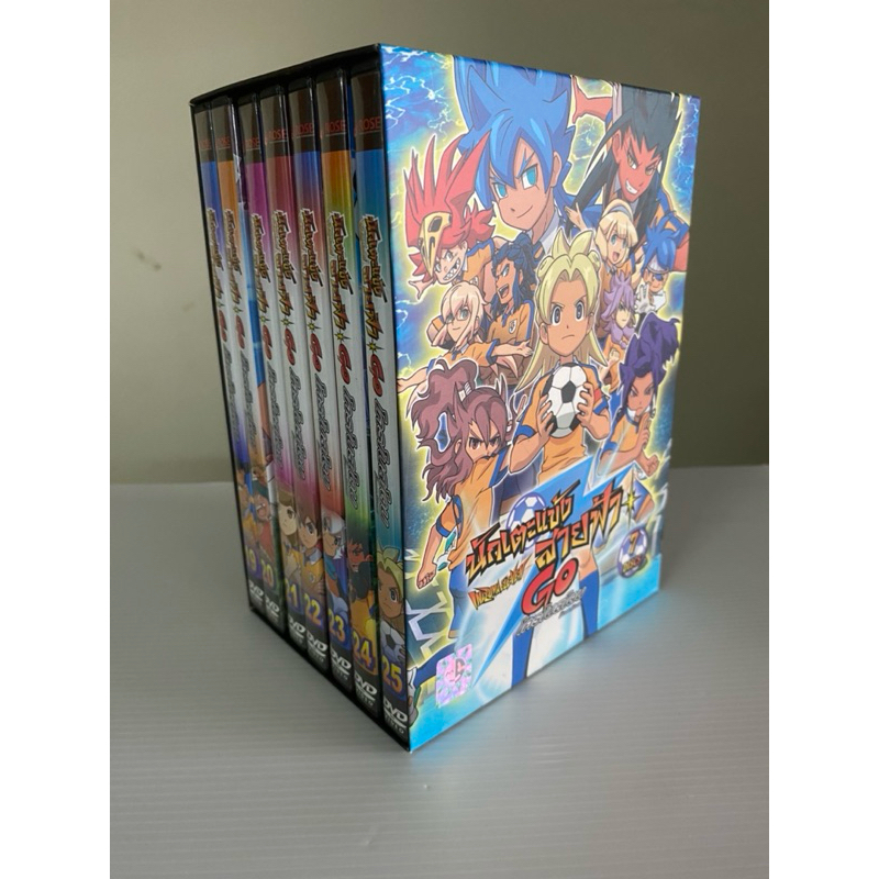 DVD Boxset Inazuma Eleven Go Chronestone นักเตะแข้งสายฟ้า Go Chronostone 7 แผ่น ตอนที่ 25-51 มือ 2 ของแท้