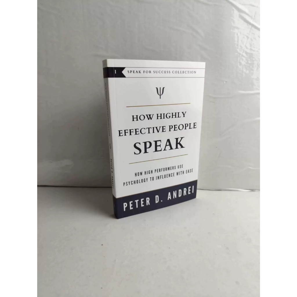 พร้อมส่งจากไทย 【หนังสือภาษาอังกฤษ】How Highly Effective People Speak