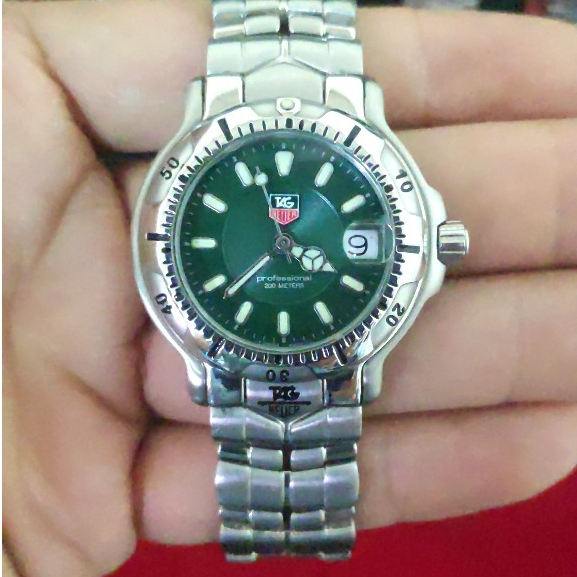 นาฬิกา TAG HEUER 6000 Series 34mm Chronometer Green Dial
