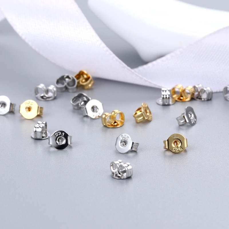 bonnie - butterfly clutch earring back แป้นต่างหูเงินแท้ S925 ทับต่างหู อุปกรณ์เสริมเครื่องประดับ