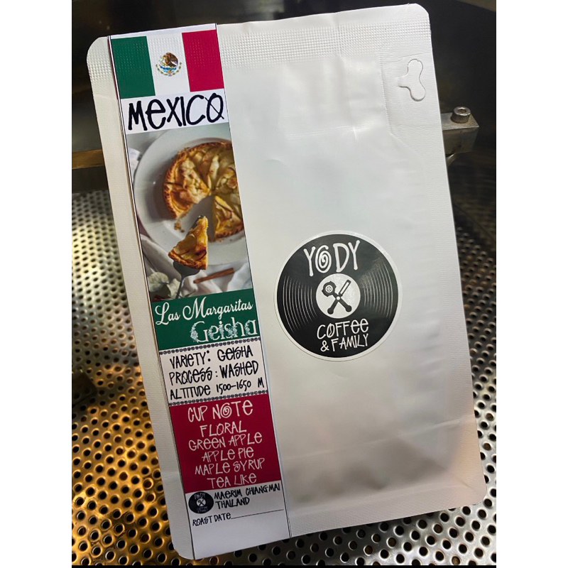 🇲🇽Mexico Las Margaritas “Geisha” Washed Yody Coffee กาแฟอาราบิก้า กาแฟเม็กซิโก กาแฟโยดี้ กาแฟสายพันธ