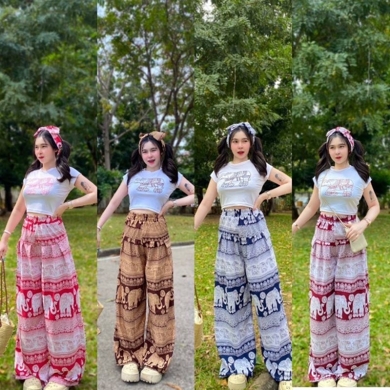 SGH0228 ชุดเซ็ตน้องช้าง+กางเกงช้าขายาว น่ารักมาก