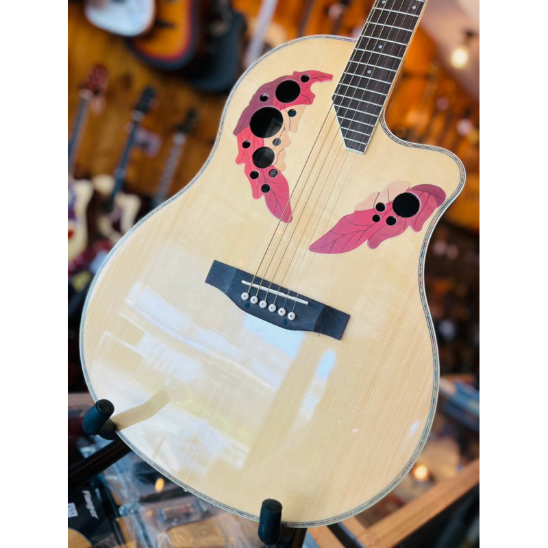 กีต้าร์หลังเต่า#หลังเต่าสไตล์_ovation Adaltis รุ่น kd41  “กลิ่นอายแห่งยุค 90”  กำลังจะมา♥️♥️ 💥มี 2 ลายให้เลือก ✔️ลายไม้