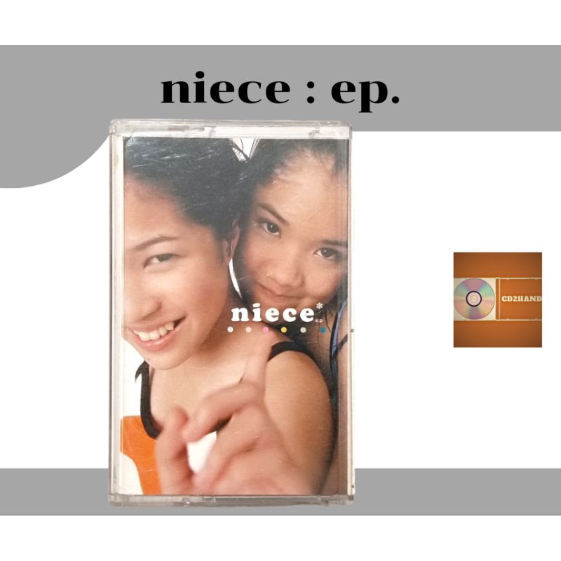 เทปคาสเซ็ท เทปเพลง tape cassette อัลบั้มเต็ม วง niece! นีช อัลบั้ม ep.  ค่าย dojocity ในเครือ Bakery music
