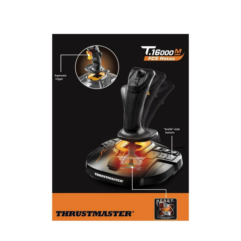 (สินค้าค้างสต๊อก) จอยขับเครื่องบินบน PC TRUSTMASTER T16000M FCS Hotas