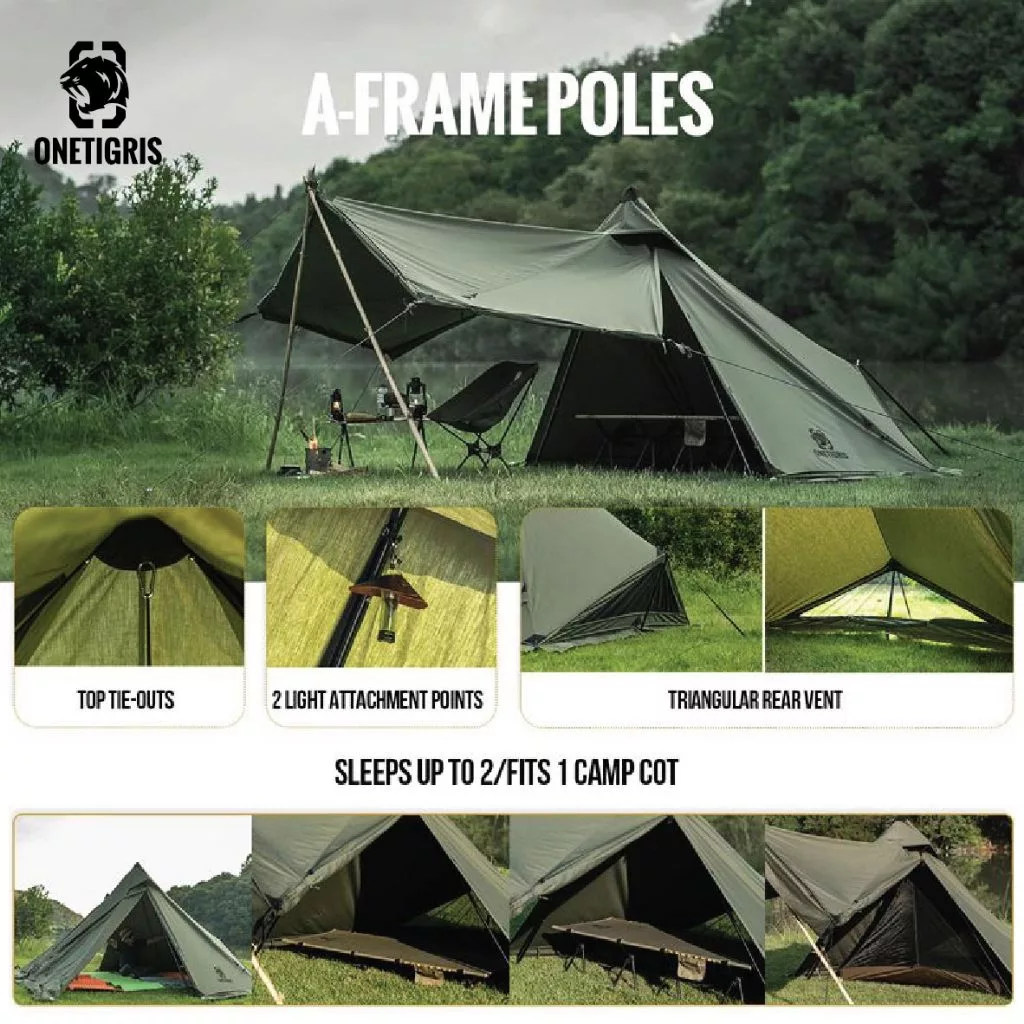 OneTigris เต็นท์ CONIFER T/C Chimney Tent สำหรับ 1-2 คน thumbnail 4