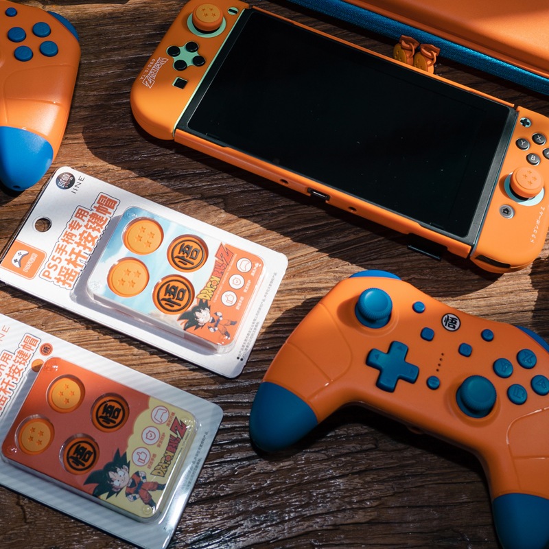 ยางอนาล็อค Ps4 ps5 nintendo switch ซิลิโคนใส่จอย drangonball humb Stick Grip Cap Thumbstick Joystick Cover Case for PS4