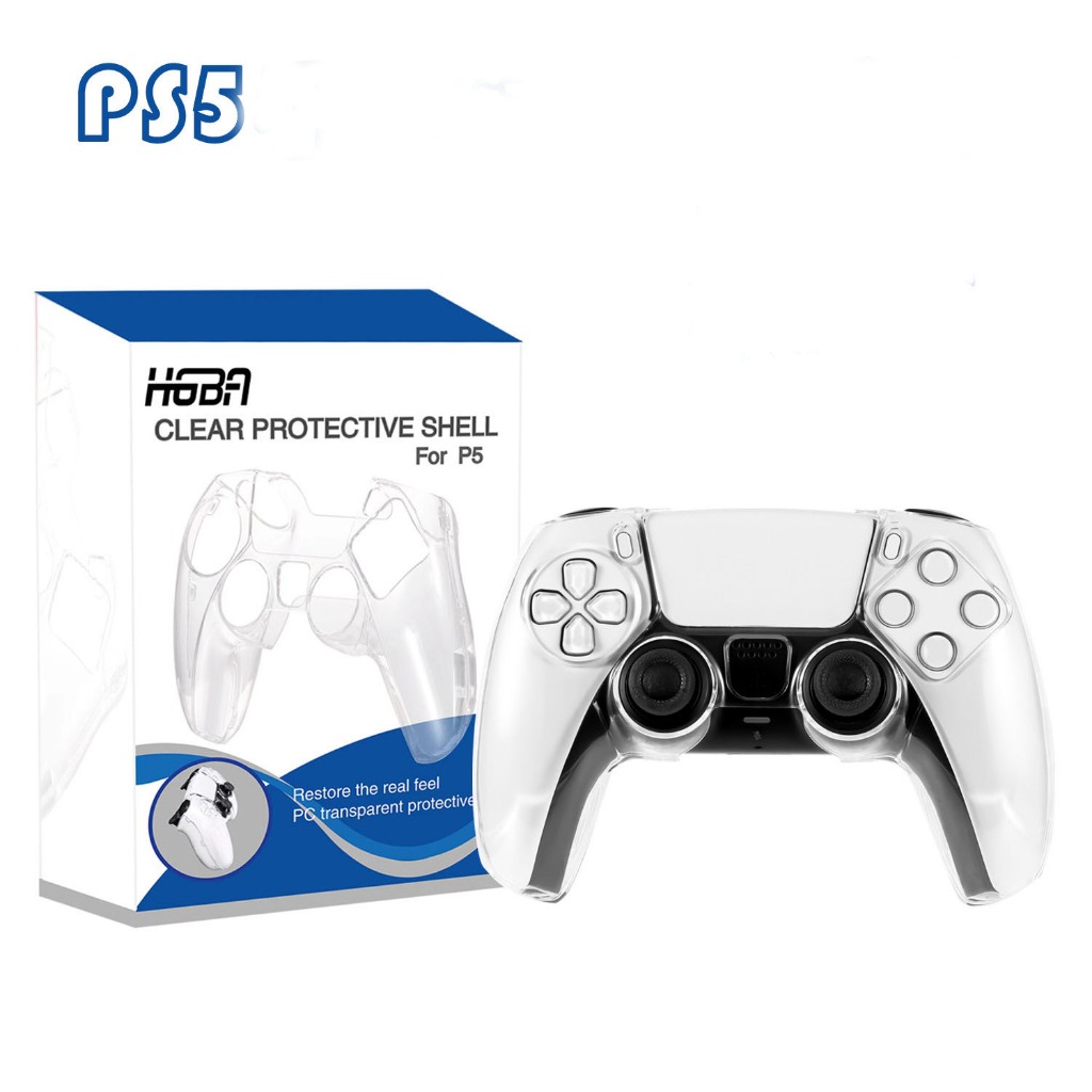 ps5เคส จอยเกม crystal shell  Hard Case Protective Cover