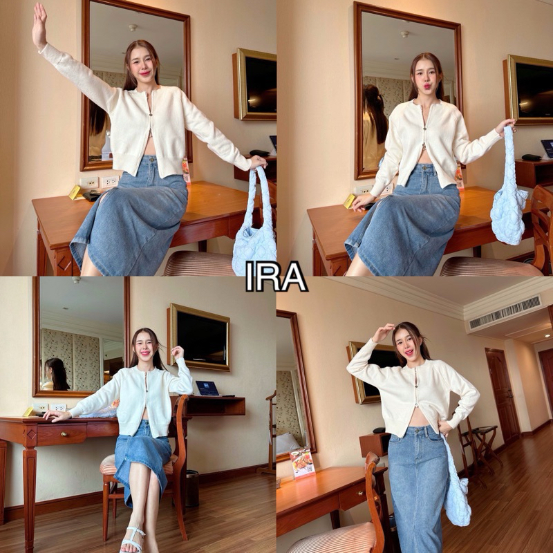 used- คาร์ดิแกนไหมพรม cardigan จากร้าน Ira_Official