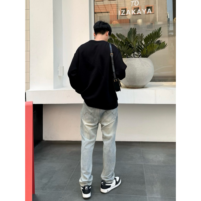 08 Bro jeans (790.-) “พร้อมส่ง“ กางเกงยีนส์ผู้ชายขากระบอกเล็ก สีเฟดสวย เนื้อยีนส์นิ่มใส่สบาย - รูปที่ 6