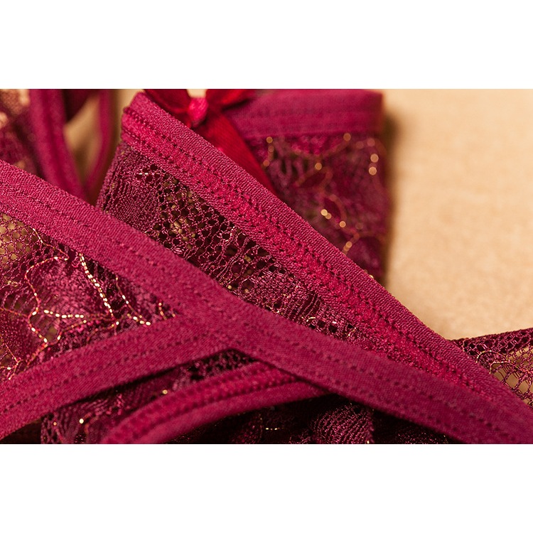 จีสติง กางเกงในเอวฟรีไซส์ สายผูกปรับสายได้ กางเกงในลูกไม้ ผ้านิ่ม //ไม่มีชื่อสินค้าหน้ากล่องพัสดุ// - รูปที่ 2