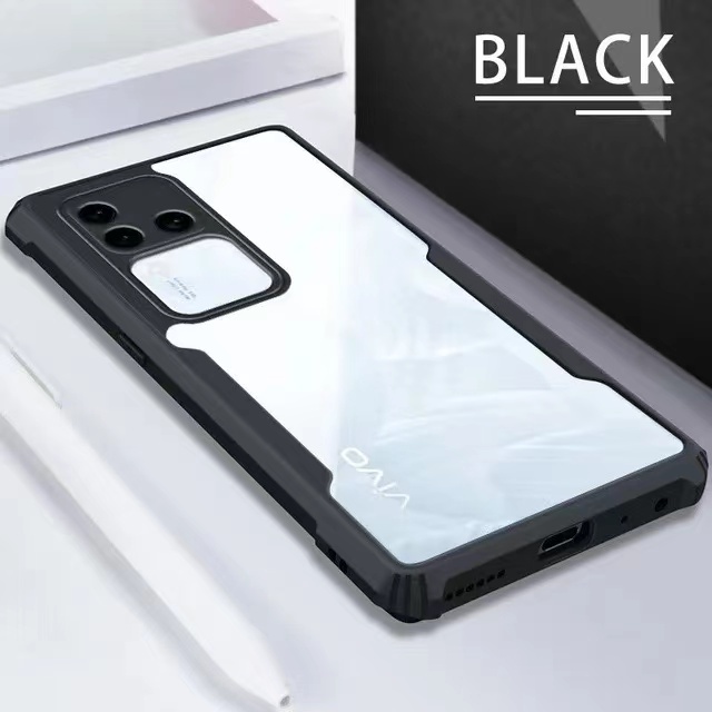 เคสขอบสี หลังใส สำหรับVivo V30 Pro เคสกันกระแทก V30Pro ราคา ถูกที่สุด ดีลบีเคเค แกลเลอรีภาพที่ 2