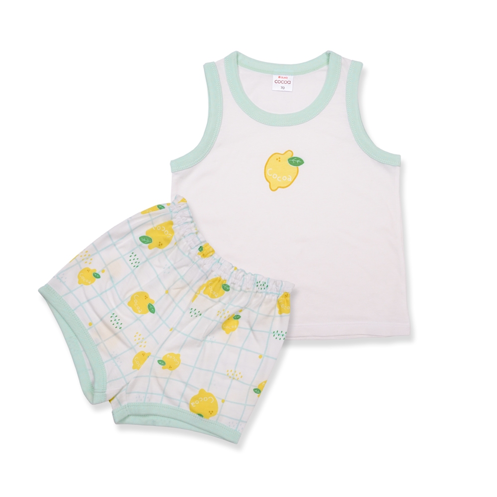 Auka طقم أطفال تيشيرت وشورت Cocoa Lemon ‏(6-24 شهر) — صورة 2