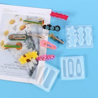 แม่พิมพ์ซิลิโคนกิ๊บติดผมน้ำยาเรซิ่น สำหรับทำเครื่องประดับ diy