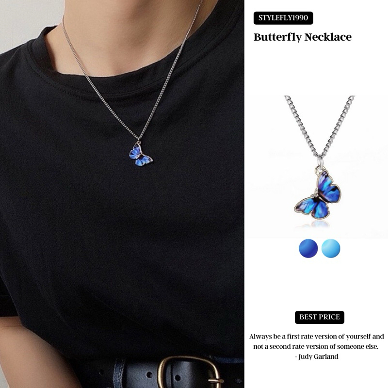 【 พร้อมส่ง 】Butterfly Necklace สร้อยผีเสื้อยอดฮิต