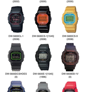 สายนาฬิการุ่น Dw-5600 มีหลายสีให้เลือกของแท้100%