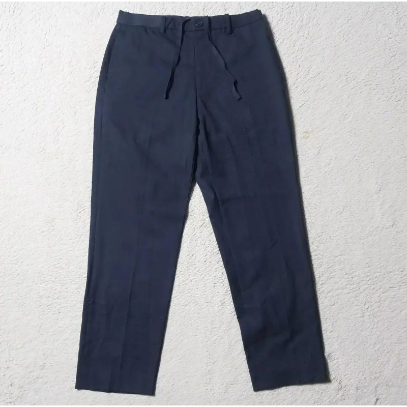 🔥กางเกงยูนิโคล่ Ezy Ankle Pants(Wool-like)🌈Size S 68-76cm(เอว29-31)ผู้ชาย✅️สภาพใหม่กริ๊บ100% ไม่มีตำหนิ